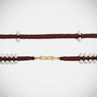 Marie Lichtenberg Staging Link Ica Burgundy and Grey 35cm