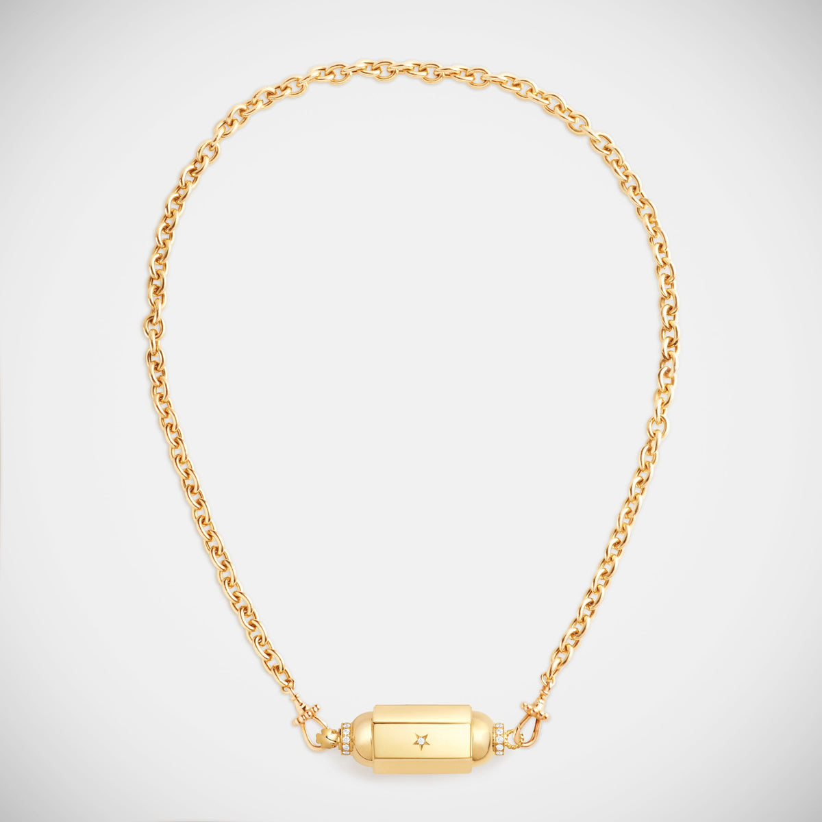 Marie Lichtenberg Staging Locket Jumbo Locket on Rosa Classic Chain