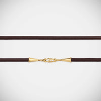 Marie Lichtenberg Staging Link Lasso Brown 42cm
