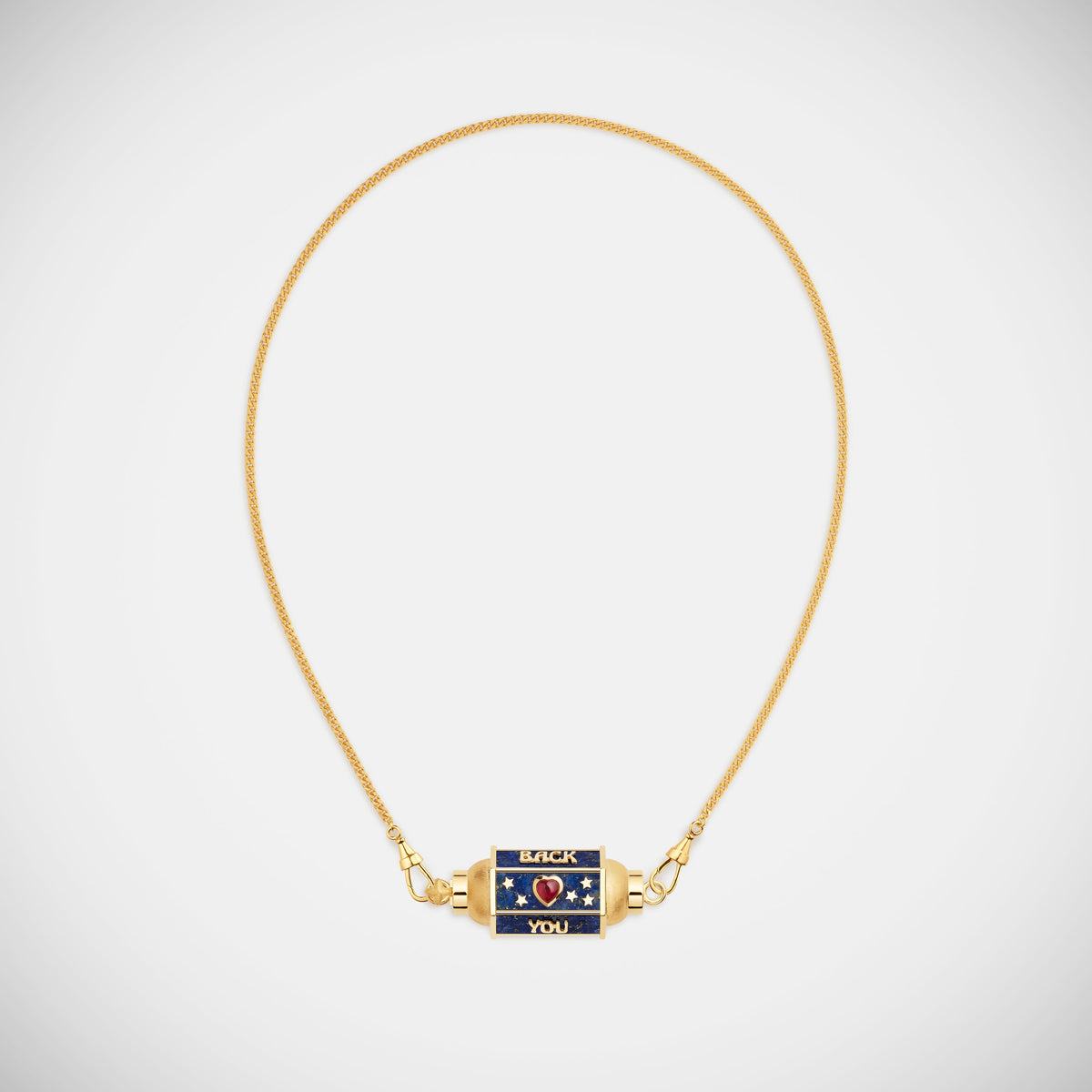 Marie Lichtenberg Staging Locket Love You Lapis Locket Necklace