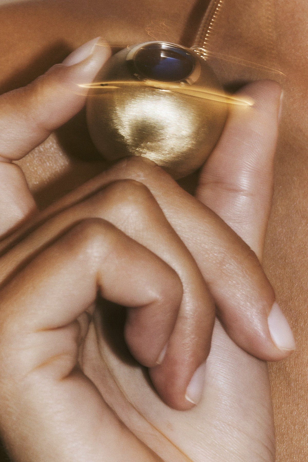 Marie Lichtenberg Staging Pendant Magic 8 Ball Gold