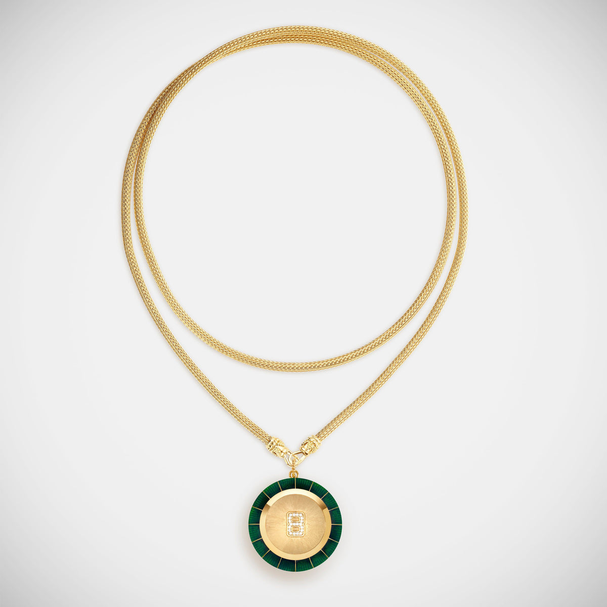 Marie Lichtenberg Staging Pendant Magic 8 Ball Green