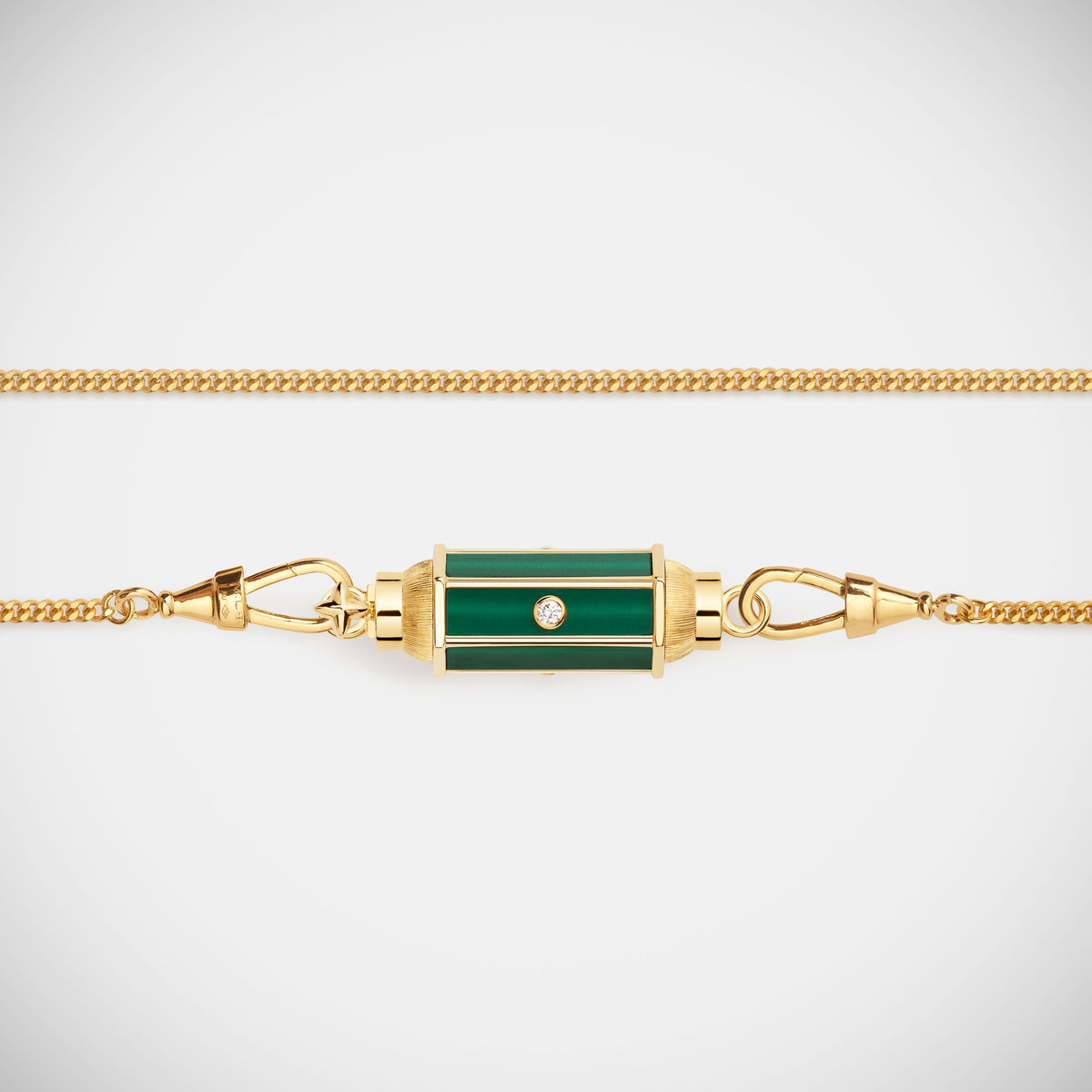 Marie Lichtenberg Staging Baby locket Malachite baby locket Necklace