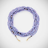 Marie Lichtenberg Staging Link Mauli beads ghana blue 4m
