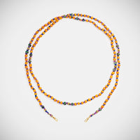 Marie Lichtenberg Staging Link Mauli beads ghana yellow & red 73cm