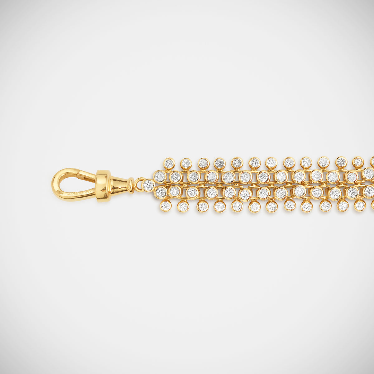 Marie Lichtenberg Staging Chain Mesh Diamond Rivière 37cm