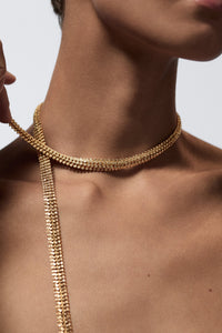 Marie Lichtenberg Staging Chain Mesh Diamonds Rivière 73cm