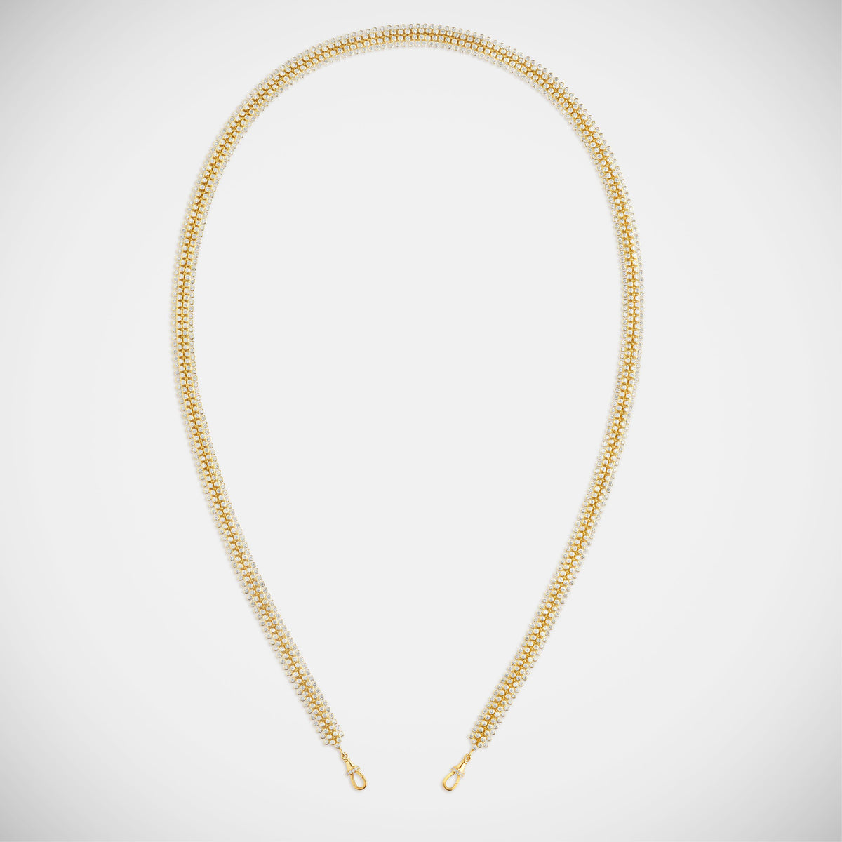 Marie Lichtenberg Staging Chain Mesh Diamonds Rivière 73cm