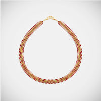 Marie Lichtenberg Staging Chain Mesh Ruby Rivière 37cm
