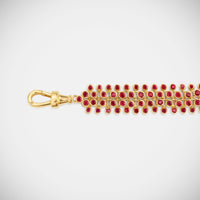 Marie Lichtenberg Staging Chain Mesh Ruby Rivière 37cm