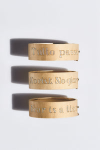 Marie Lichtenberg Staging Bracelet No Risk No Glory Bracelet