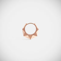 Marie Lichtenberg Staging Earring NYC Diamond Rose Earring small