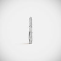 Marie Lichtenberg Staging Earring NYC Diamond White Earring large