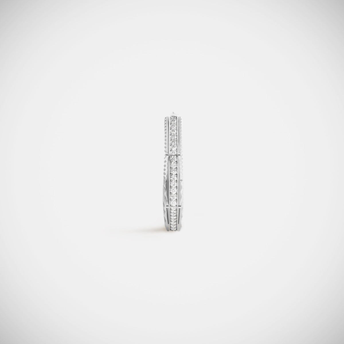 Marie Lichtenberg Staging Earring NYC Diamond White Earring medium