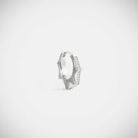 Marie Lichtenberg Staging Earring NYC Diamond White Earring small