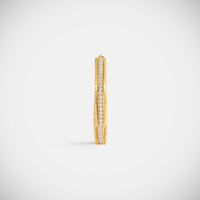 Marie Lichtenberg Staging Earring NYC Diamond Yellow Earring large