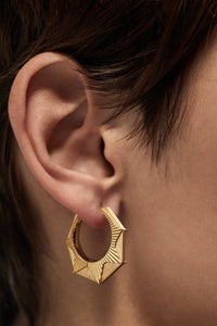 Marie Lichtenberg Staging Earring NYC Yellow Earring large