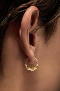 Marie Lichtenberg Staging Earring NYC Yellow Earring small