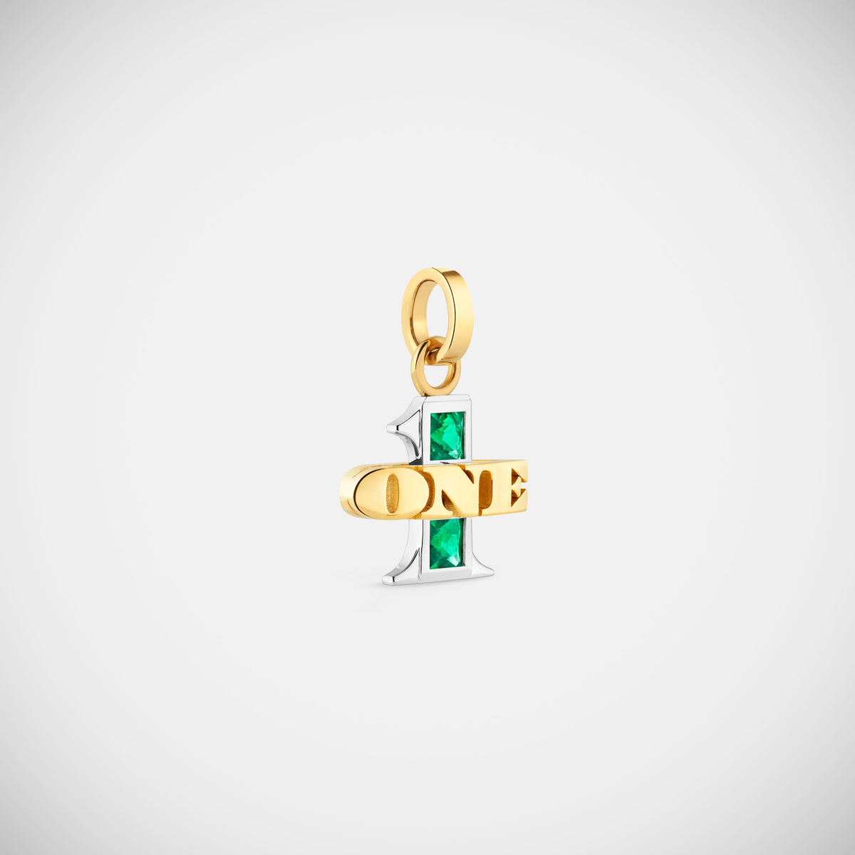 Marie Lichtenberg Staging Pendant One Emerald Pendant