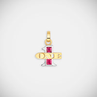Marie Lichtenberg Staging Pendant One Ruby Pendant