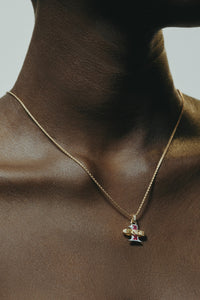 Marie Lichtenberg Staging Pendant One Ruby Pendant