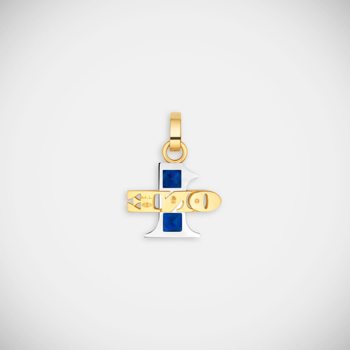 Marie Lichtenberg Staging Pendant One Sapphire Pendant