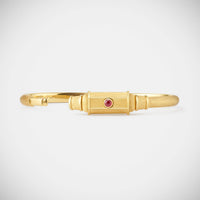 Marie Lichtenberg Staging Bracelet Ruby Baby Locket Bracelet